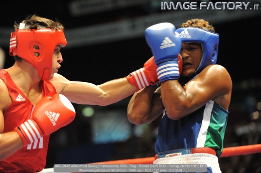 2009-09-05 AIBA World Boxing Championship 1809 - 75kg - Ronald Gavril ROU - Yamaguchi Florentino BRA
